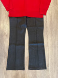 PULL ON ANKLE PANT- H. Charcoal