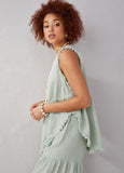 Petal Swing Top- Sage