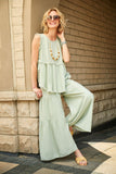 Petal Swing Top- Sage