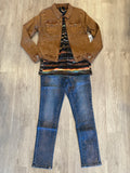 ZIP FRONT L/S JACKET