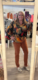 LuLu-B Copper Suede Pants