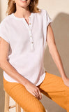 CAP SLV BLOUSE- White