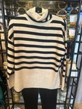 Stripe Turtle Neck Sweater