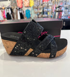 Corky’s Black Sparkler Wedge