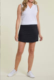 FOUR-WAY STRETCH SKORT-BLACK