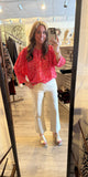 5 PKT PULL ON KICK FLARE CAPRI- Canvas