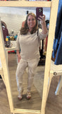 Printed Elastic Waist Pant