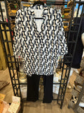 Lulu-B V-Neck Travel Tunic- CGNU