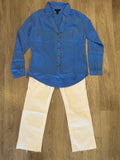 L/S BTN FRT BLOUSE