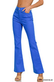 Plus Hi-Rise Bootcut Colored Denim Pants