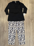 Lulu-B Secret Pkt Detail Capri- PNTS