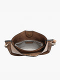 Ramona Crossbody w/ Large Back Pocket- Off White