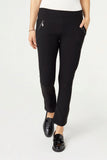 JASMINE ZIP POCKET FLARE LEGGING-Black