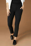 JASMINE ZIP POCKET FLARE LEGGING-Black