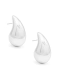 Metal Chunky Crescent Drop Earring