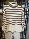 Stripe Turtle Neck Sweater
