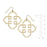 Geometric Outline Earrings- 1267G