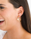 Pearl Accent Hoops- 1166