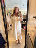 Oatmeal Button-Up Maxi