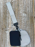 Dual Pouch Wristlet Keychain