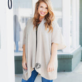 Solid Lindsey Cardigan/Wrap