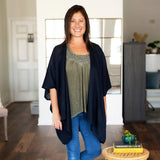 Solid Lindsey Cardigan/Wrap