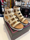 Corky’s Gold Caged Animal Sandal