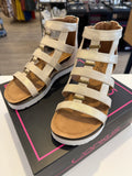 Corky’s Gold Caged Animal Sandal