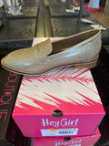 Corky’s Hey Pumpkin Gold Glitter Loafers