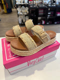Corky’s Walk of Shame Sandal- Natural Raffia