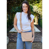 Brielle Bucket Bag Tan P38481