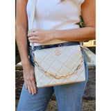Ariana Crossbody Pearl Quilted Ld P34519