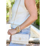 Brynleigh Clutch Crossbody Pearl Quilted Lq P38214