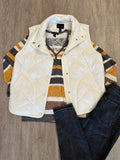 A LINE PUFFER VEST