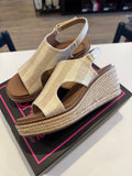Corky’s K Bye Wedge Sandals- Sand Stripe