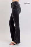 HW Tummy Control Bootcut- Short Black JB88787