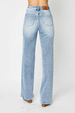HIGH WAIST FRONT YOKE RETRO WIDE LEG JB88673