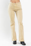 MidRise Garment Dyed Slim Boot Jeans