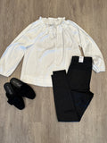 L/S PEASANT BLOUSE