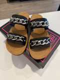 Corky’s Seeing Double Sandal- Black