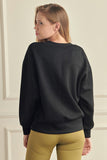 Black Scuba Sweatshirt