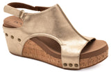 Corky’s Carley Wedges- Antique Gold