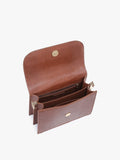 Brown Crocodile Embossed Crossbody