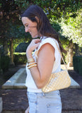Livi Quilted Crossbody Champagne Pop
P37636
