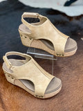Corky’s Taupe Smooth Carley Sandals
