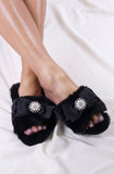 Black Anya Slippers