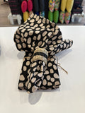 Chambray Print Napkins/Rings