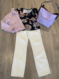 FLUTTER SLEEVE SCOOP NECK TOP
