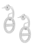 Pavé Mariner Link Drop Earring