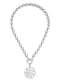 Medallion And Toggle Pendant Necklace